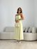 VESTIDO MAISA FENDA BABY GREEN