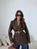 BLAZER CHLOE FORRADO CAFÉ