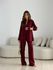 CONJUNTO SIMONE BLAZER CALÇA VINHO