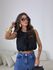 BLUSA LAUANY CROPPED PRETA