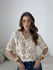 CAMISA FLORA CROCHÊ CRU