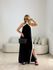 VESTIDO FLORA CF BICOLOR preto