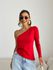 BLUSA ISIS NULA MANGA VERMELHA