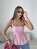 BLUSA MAÍRA PEPLUM ROSA
