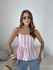 BLUSA MARRIE PEPLUM ALCINHA ROSA/OFF