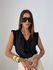 BLUSA MELINDA BABADO PRETA