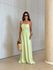 VESTIDO MIRELA ALCINHA LONGO VERDE