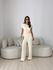 CONJUNTO KELLY BLUSA METAL CREME