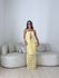 CONJUNTO SELENA SAIA LONGA AMARELO