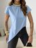 BLUSA ANA PAULA ASSIMÉTRICA AZUL