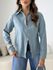CAMISA ANA JULIA ZÍPER BLUE JEANS