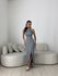 VESTIDO CAROL FENDA CINZA