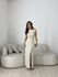 VESTIDO CAROL FENDA AREIA