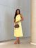 VESTIDO ANA ELISA LONGUETE YELLOW BUTTER