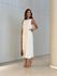 VESTIDO SABRINA LONGUETE CRU