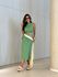 VESTIDO SABRINA LONGUETE VERDE