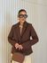 BLAZER CAETANA ALFAIATARIA MARROM