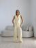 CONJUNTO CLÉIA COLETE CALÇA CREME