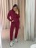 CONJUNTO ROSE MOLETOM VINHO