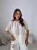 BLUSA ANGÉLICA RENDA ASSIMÉTRICA AREIA