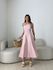 VESTIDO DÉBORA NULA MANGA ROSA