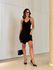 VESTIDO ANA MARTA ALCINHA CURTO PRETO