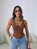 CORSELET LOREN RENDA MARROM