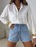SHORT ANA BEATRIZ CINTURA ALTA JEANS CLARO