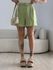 SHORT REGINA LISTRAS VERDE