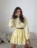 VESTIDO SAMIRA MANGA LONGA AMARELO
