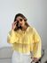BLUSA FABIOLA BABADO AMARELA