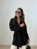 CASACO HELENA CHAMOIS PRETO