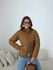 PUFFER REGINA ZÍPER CARAMELO
