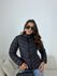 PUFFER REGINA ZÍPER PRETA