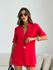 BLAZER NAYARA MANGA CURTA vermelho