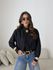 Camisa Talita Crepe Preta