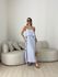 Vestido Yara Babados Azul
