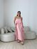 Vestido Yara Babados Rosa
