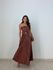 VESTIDO ELOÁ LONGO TERRA COTA 