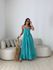 VESTIDO YASMIN LISTRADO VERDE/AZUL