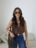 BLUSA CLARICE BABADOS CAFÉ