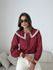 CAMISA DEISE GOLA VINHO