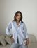 CAMISA LUANA LISTRADA AZUL
