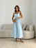 VESTIDO EVA DECOTE QUADRADO BABY BLUE