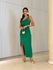 VESTIDO LUCY DRAPEADO VERDE