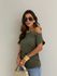 BLUSA ALANIS DRAPEADA VERDE