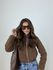JAQUETA MALU PUFFER MARROM