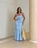 CONJUNTO GRACE SAIA LONGA AZUL