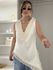 BLUSA ANGELINA ASSIMÉTRICA AREIA
