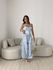 CONJUNTO MALU FLORES AZUL